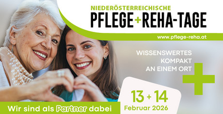Pflege- und Reha-Tage 2026: Wir sind als Partner dabei!
