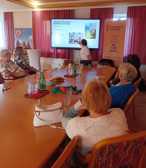 Infovortrag Hospiz und Palliative Care in Orth (c) Johanniter