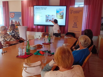 Infovortrag Hospiz und Palliative Care in Orth (c) Johanniter