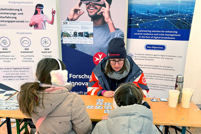 Forschung beim Sicherheitsfest (c) Johanniter