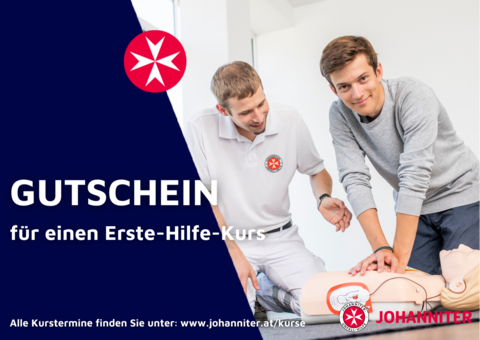 Gutschein für einen Erste-Hilfe-Kurs