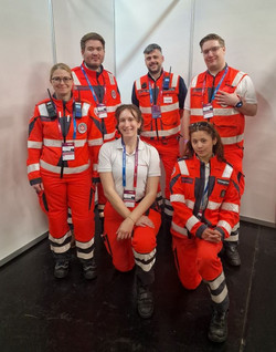 Sanitäter:innen beim ESC (c) Johanniter