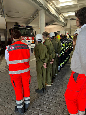 Übung mit der FF Feldkirchen (c) Johanniter