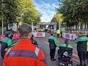 Johanniter beim Cardiff Half Marathon