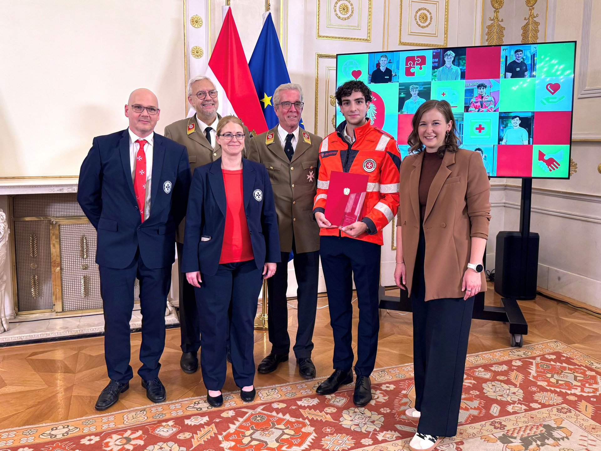 Verleihung Zivildiener des Jahres 2026 (c) Johanniter