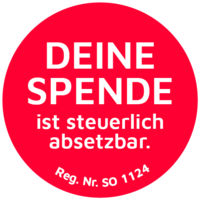 Deine Spende ist steuerlich absetzbar.