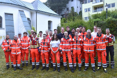 Das Team der Johanniter beim Neustifter Kirtag