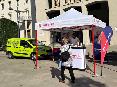 Stand am Senior:innentag in Floridsdorf (c) Johanniter