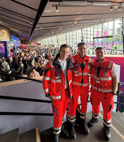 Sanitäter:innen beim ESC (c) Johanniter