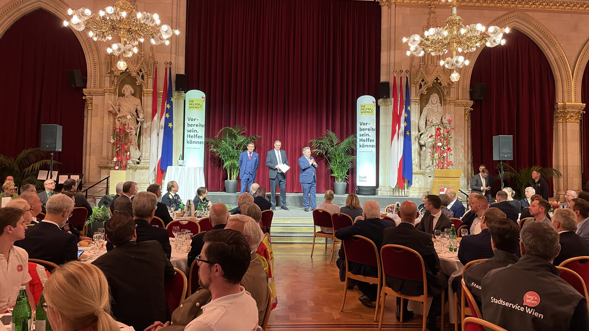Der Festsaal im Wiener Rathaus