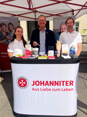 Team am Senior:innentag in Floridsdorf (c) Johanniter