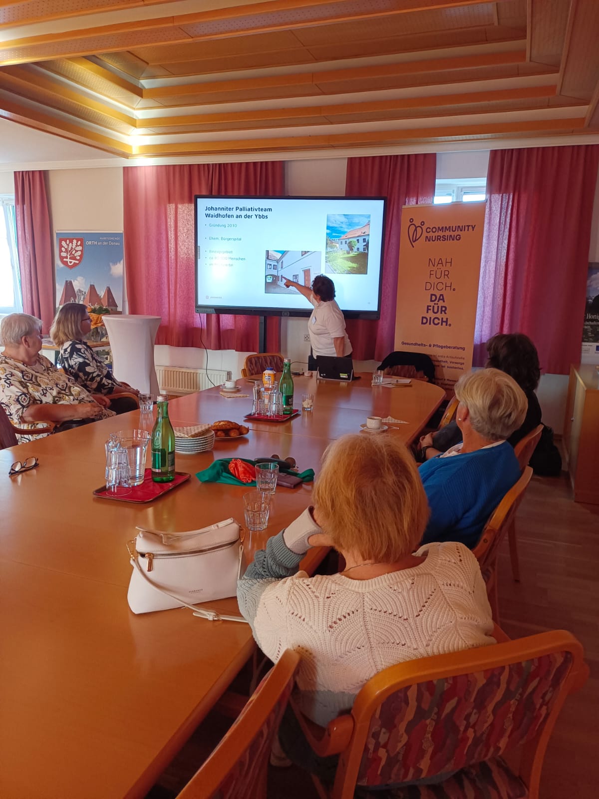 Infovortrag Hospiz und Palliative Care in Orth (c) Johanniter