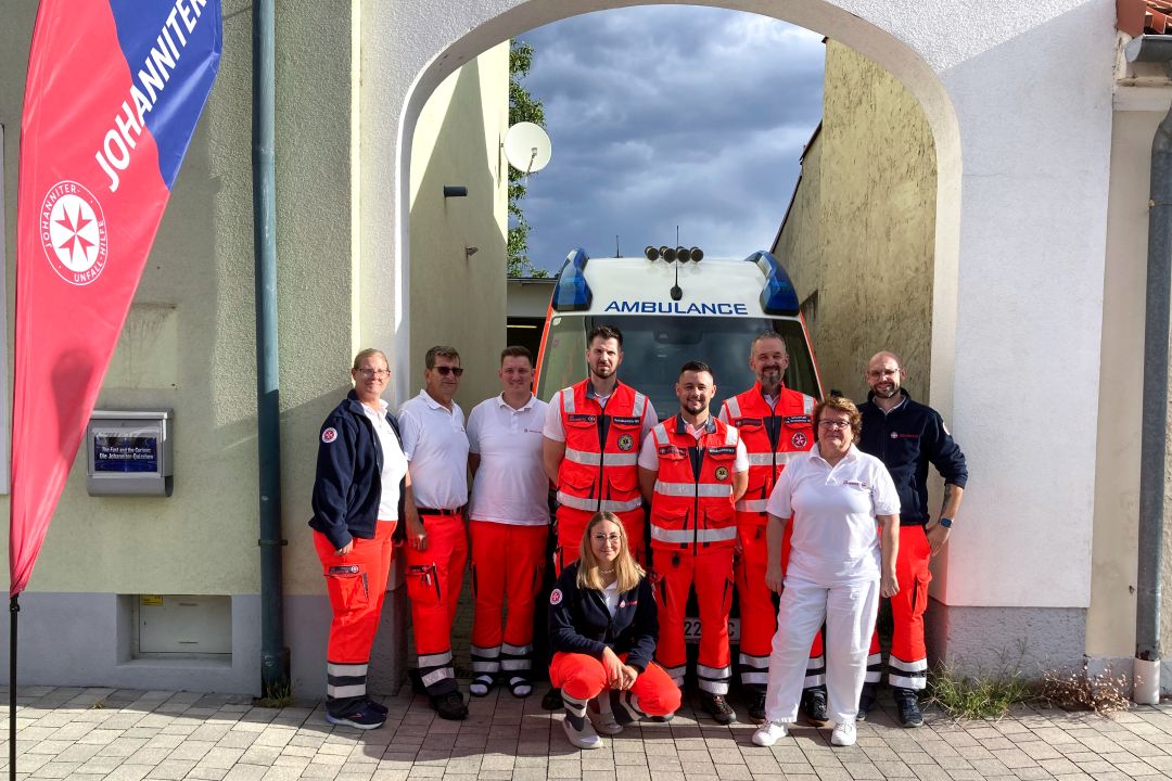 Ride & Rescue 2026 - Team der Johanniter bei der Übungsstation (c) Johanniter